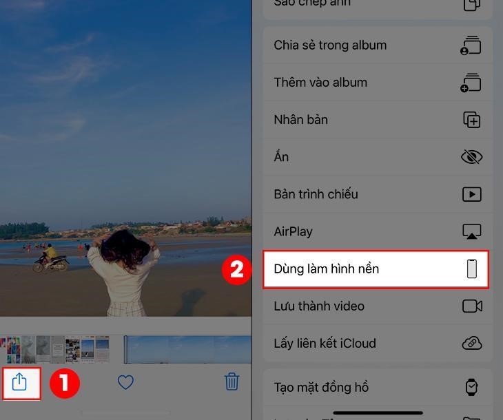 Cách đặt video làm hình nền điện thoại iPhone