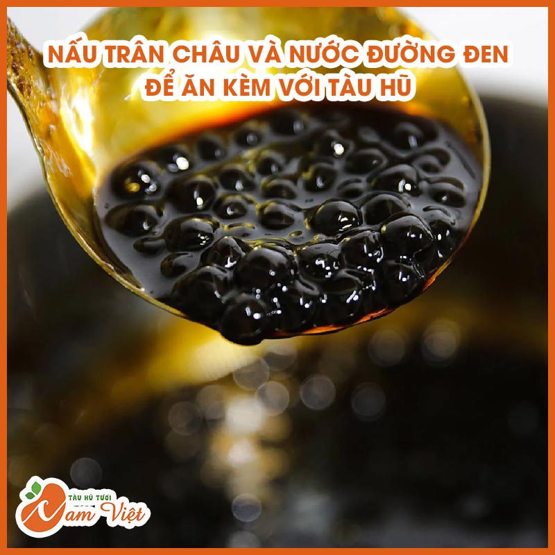 Nấu trân châu và nước đường đen