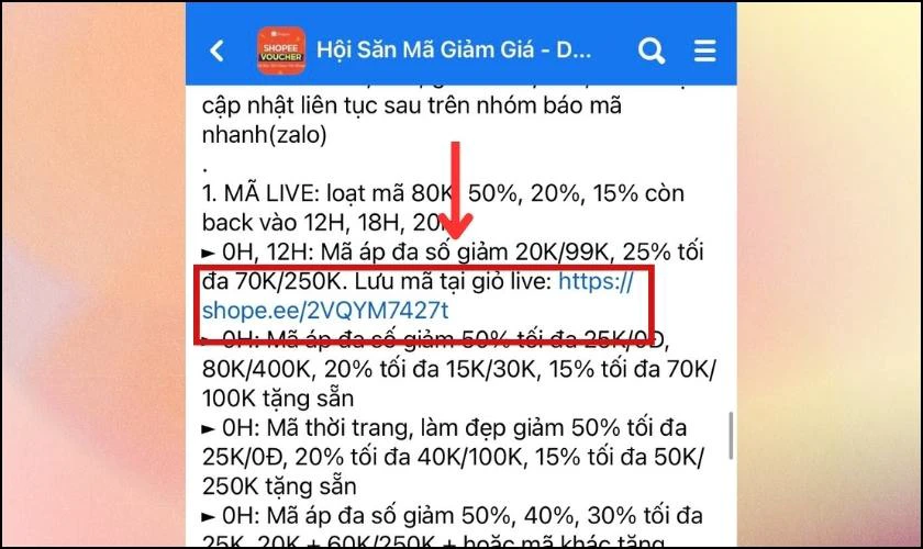 Cách săn thủ công mã giảm giá Shopee giới hạn