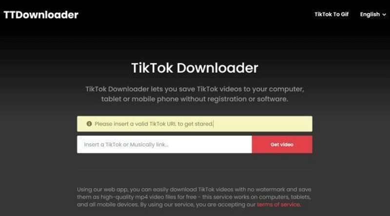 tải video tiktok full hd