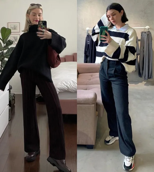 Tạo điểm nhấn cho trang phục bằng cách sơ vin sweater