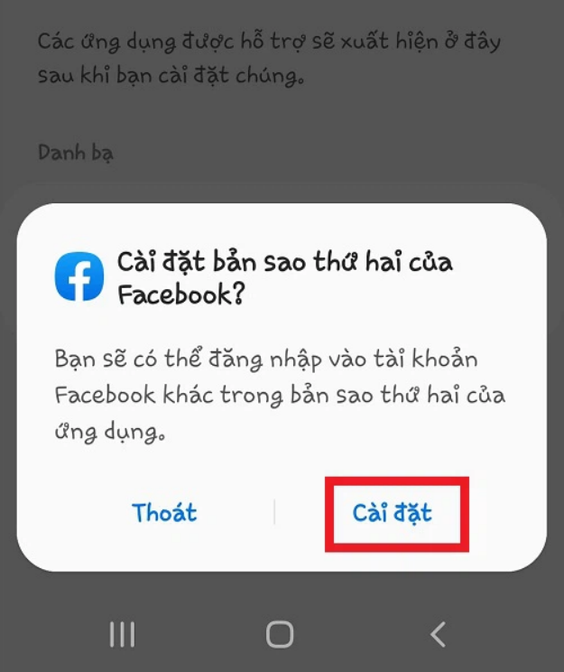 cách sử dụng 2 mesenger cùng lúc trên android 5