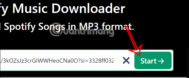 Convert MP3 bài hát Spotify