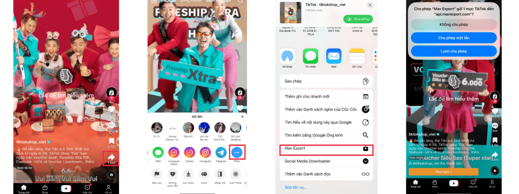 tải video tiktok bằng iphone