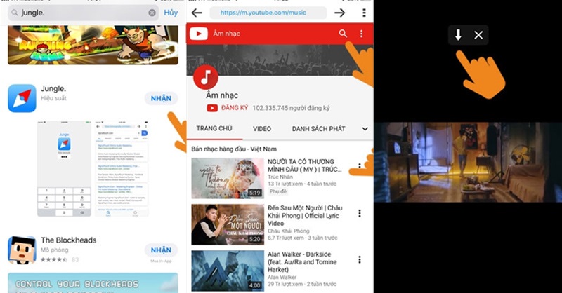 Cách tải video Youtube trên điện thoại iOS bằng ứng dụng Jungle