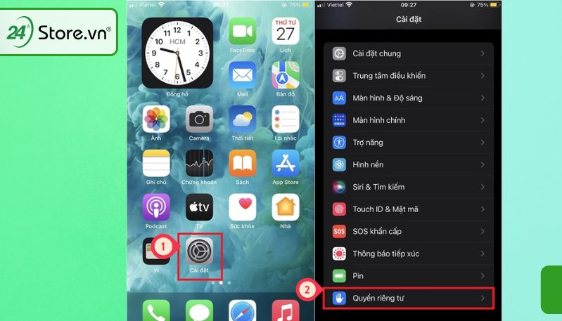 hướng dẫn bật gps trên iphone