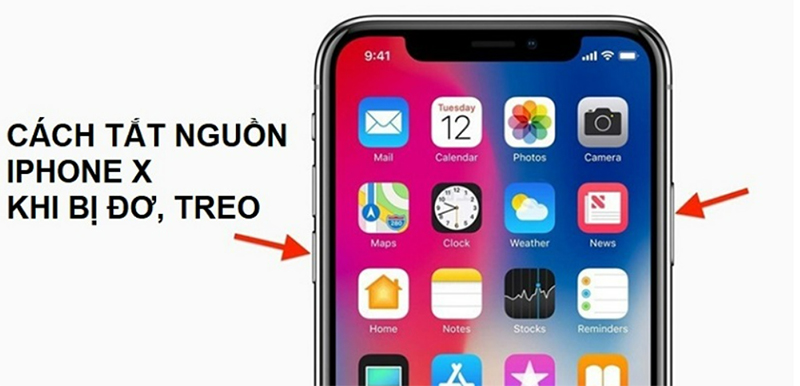 cách tắt nguồn iphone khi bị đơ