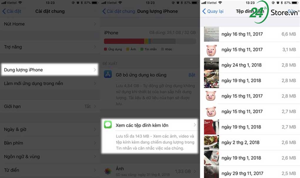 Mẹo tăng thêm vài GB dung lượng bộ nhớ cho iPhone đơn giản