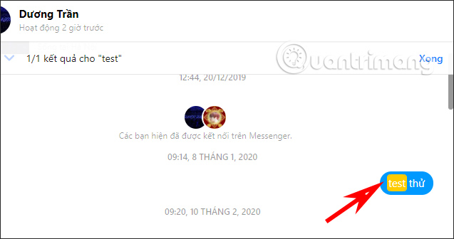 Tiện ích Messages Saver for Facebook