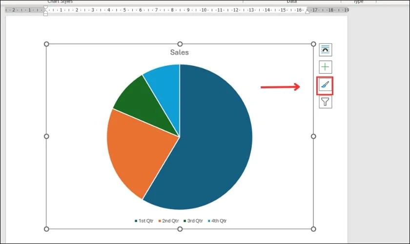 Nhập số 0 bằng cách click đúp chuột vào điểm giao giữa 2 đường thẳng