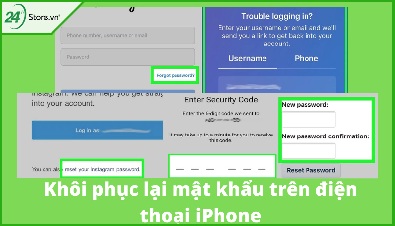 Bí quyết khôi phục lại mật khẩu trên điện thoại iphone