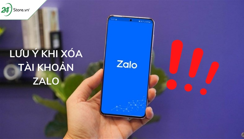 Lưu ý trước khi xoá tài khoản Zalo