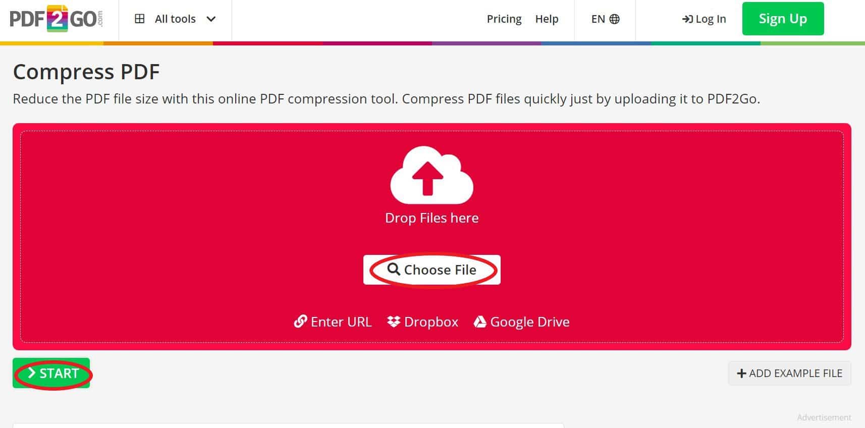 nén file pdf