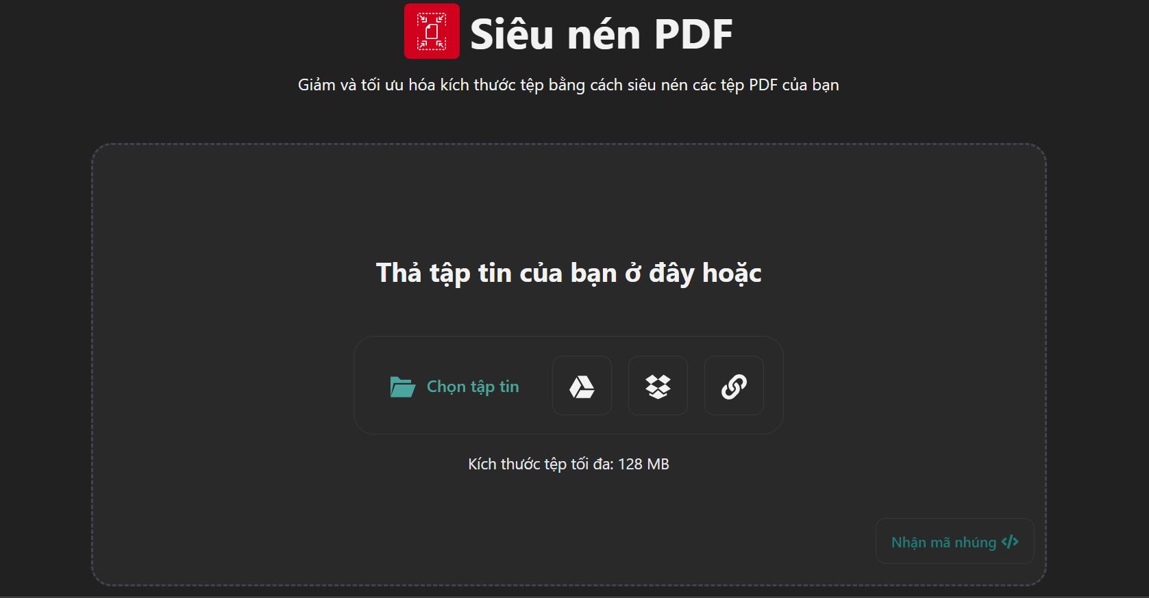 giảm dung lượng file pdf