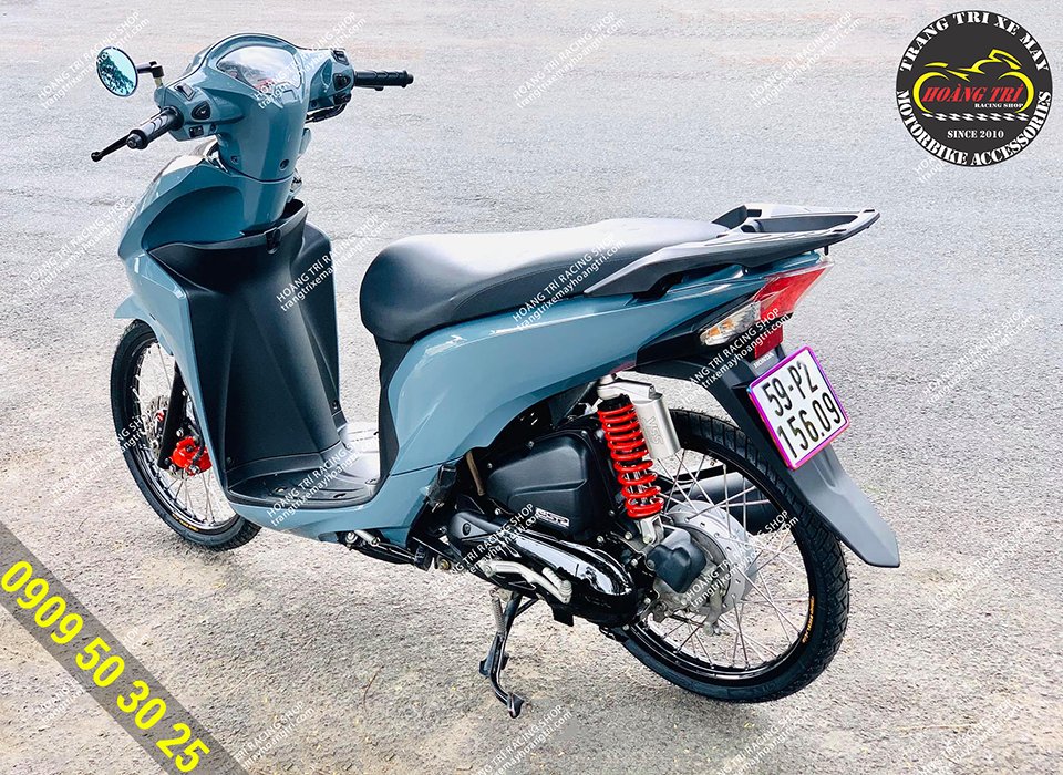 Phuộc bình dầu YSS G-Series được trang bị cho xe