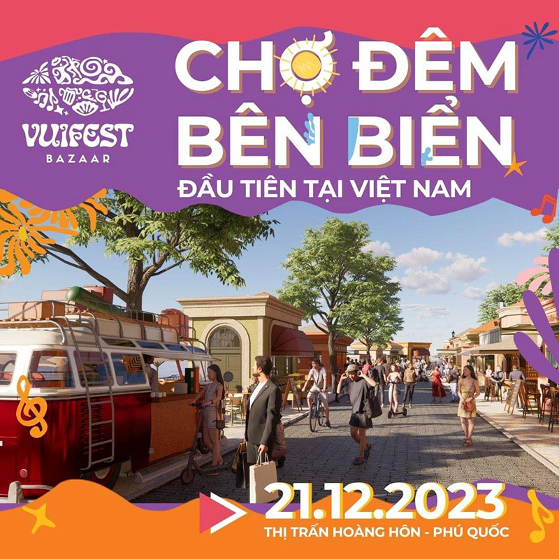 Chợ Vuifest sáng tạo đầu tiên