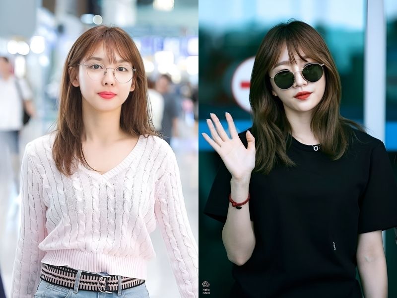 Mẫu tóc nữ đẹp và dễ dàng tạo kiểu cho các bạn nữ (Nguồn: Twice Studio, Fansite Hello Hani)