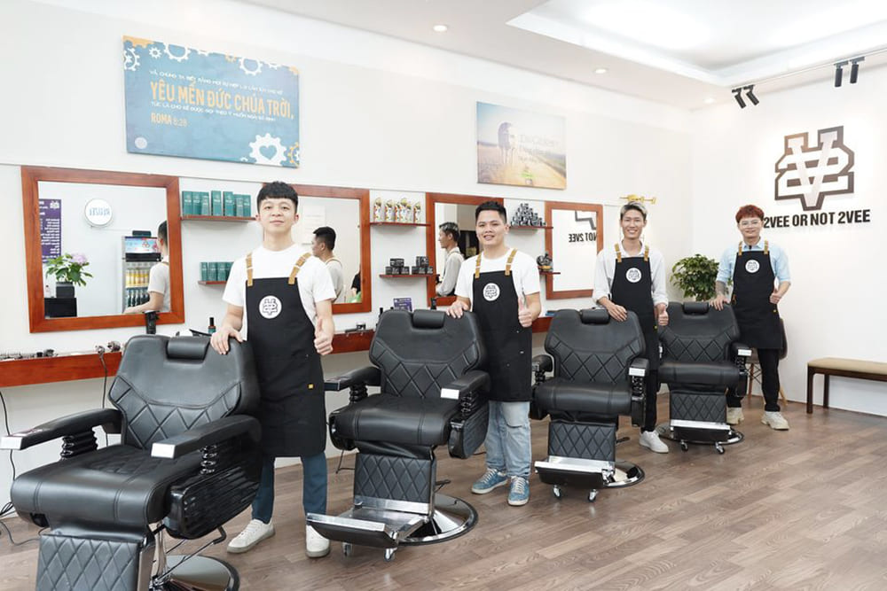 Chuỗi 2Vee Hair Station tóc nam Hàn Quốc