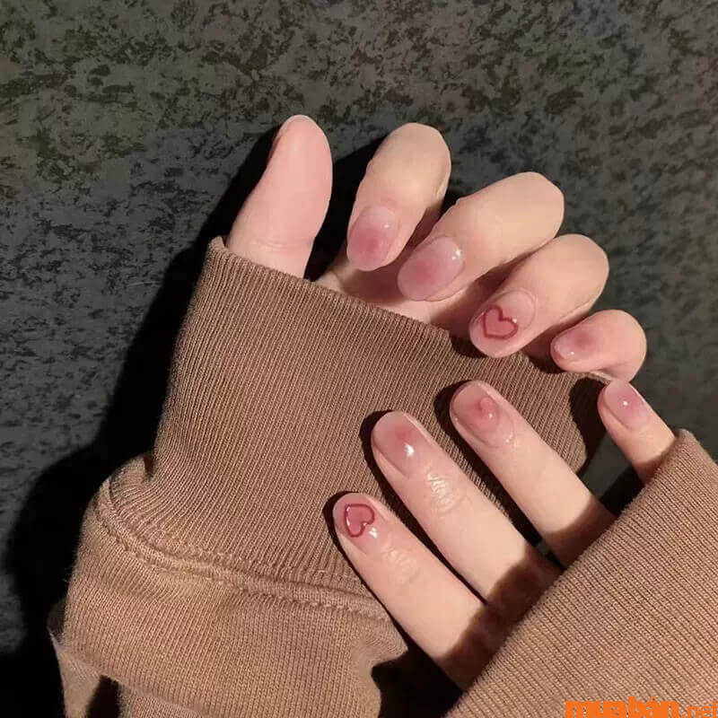 Nail Hàn Quốc dễ thương nhẹ nhàng