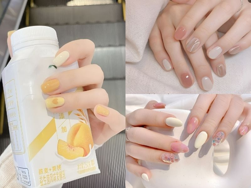 Mẫu nail đơn giản nhẹ nhàng