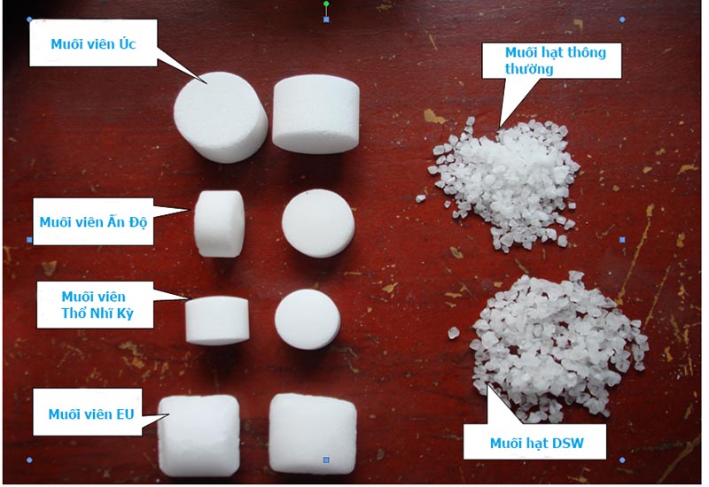 Muối hoàn nguyên được sử dụng cho hệ thống làm mềm nước lò hơi hiện nay