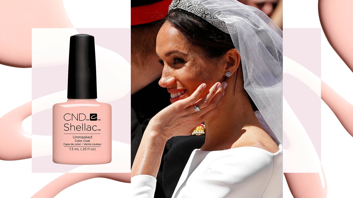 Meghan Markle đã trộn hai loại sơn móng tay Shellac CND