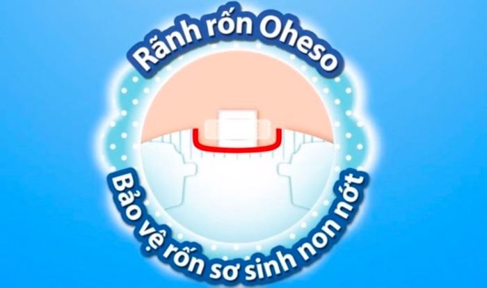 Có tính năng rãnh rốn Oheso tinh tế