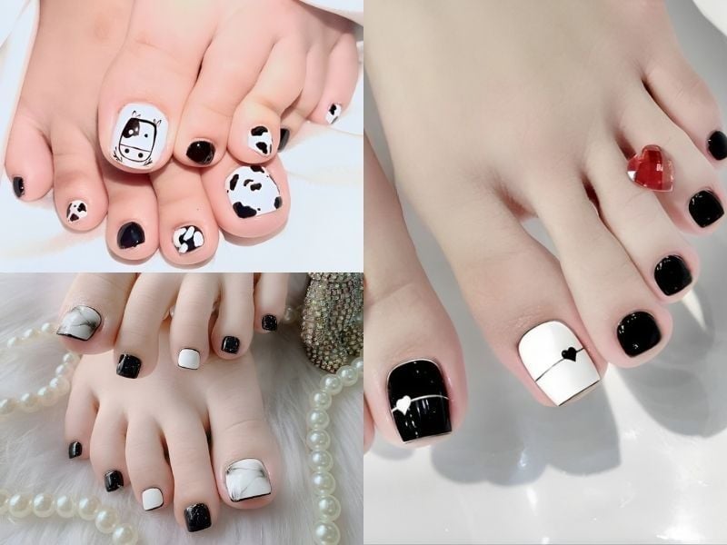 Nail màu đen cá tính và bí ẩn