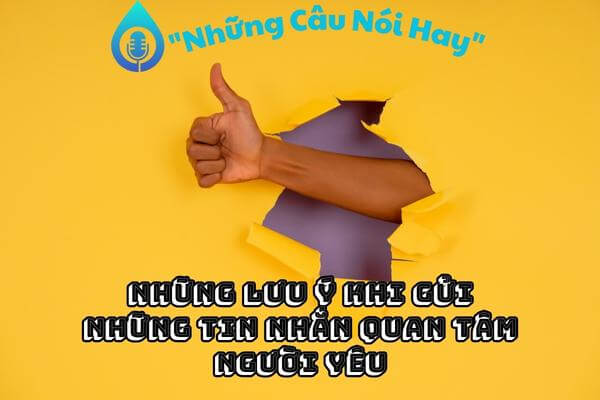 Những lưu ý khi gửi tin nhắn