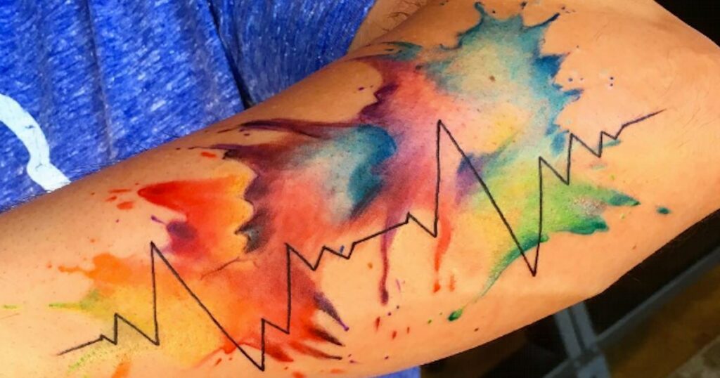 Watercolor tattoos