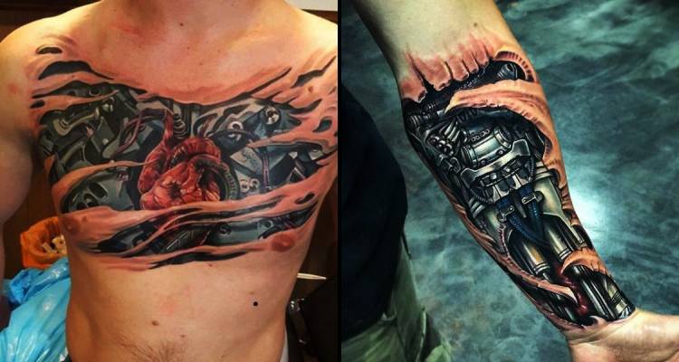 Biomechanical tattoos