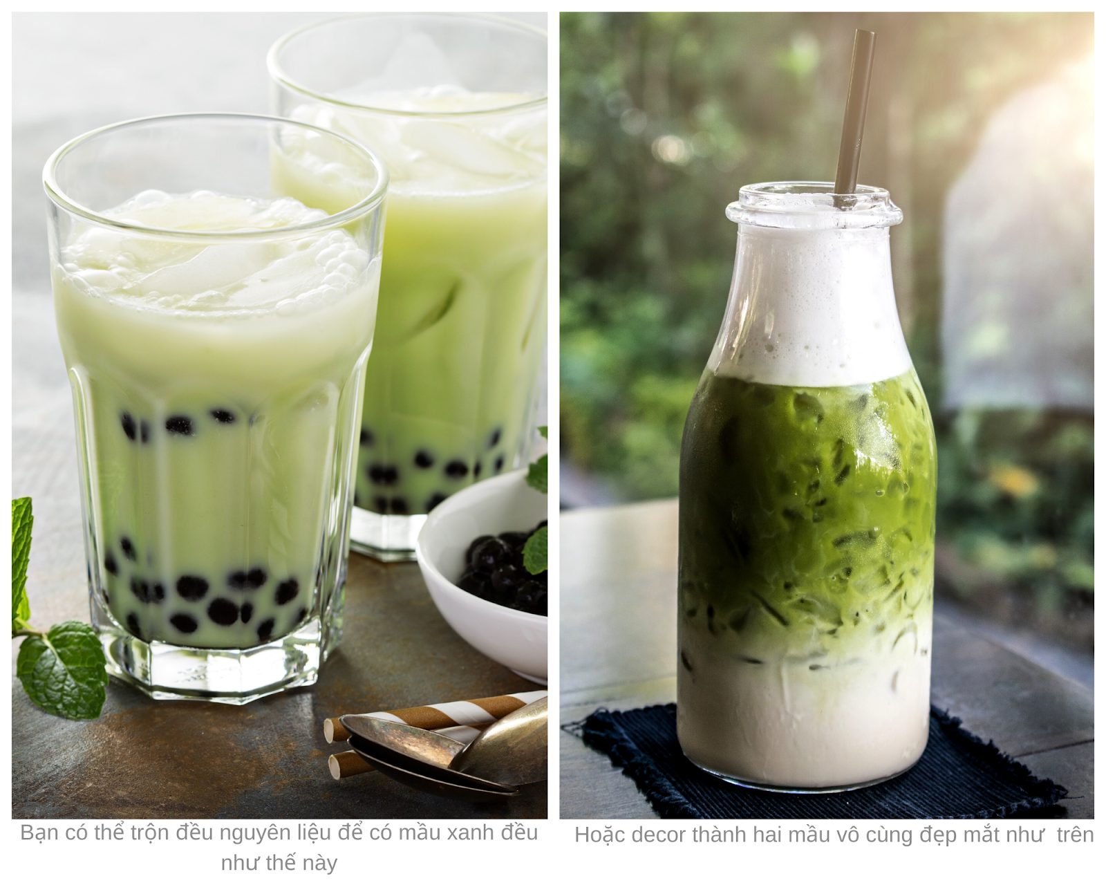 Bạn thấy sao khi thêm topping vào trà sữa matcha?