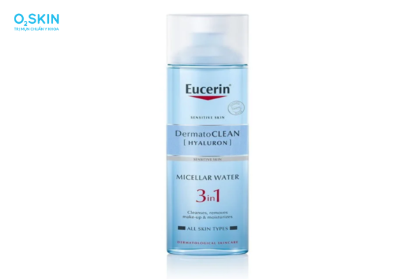 Nước tẩy trang Eucerin DermatoClean [HYALURON] 3 Trong 1