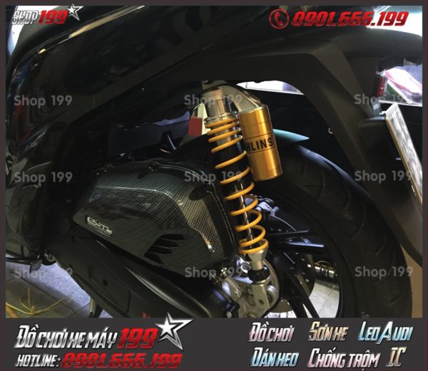 Image of xe SH 2018 2019 2020 125 150 độ giảm sốc sau có bình dầu Ohlins chính hãng đẳng cấp ở Sài Gòn