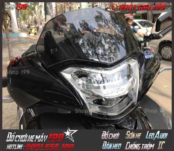 Image of gắn kiếng che gió Thailand cho Honda SH 2018 2019 2020 125 150 giá rẻ ở Sài Gòn