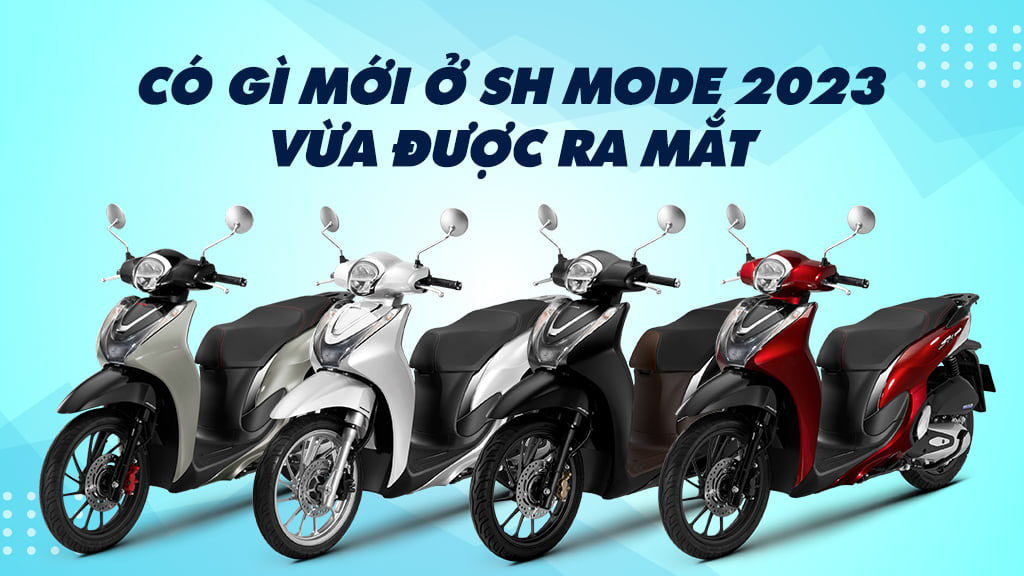 Dán keo trong nhám cho SH Mode 2023 bạc đen - Phiên bản đặc biệt