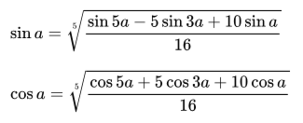 công thức hạ bậc