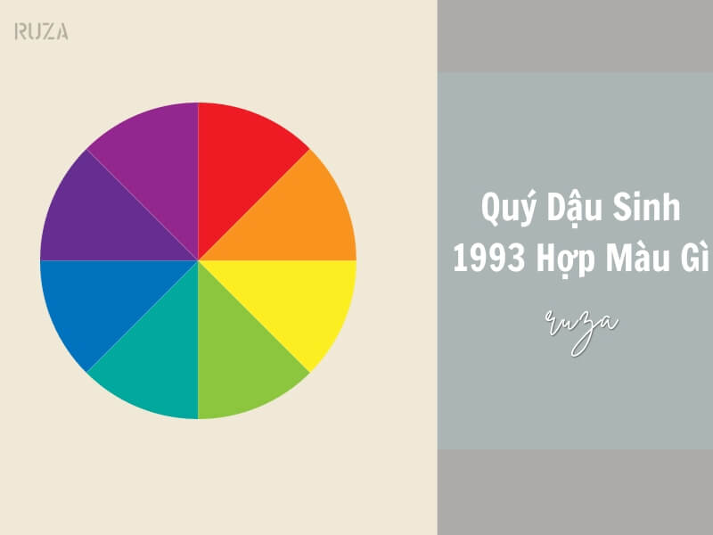 Sinh năm 1993 hợp màu gì?