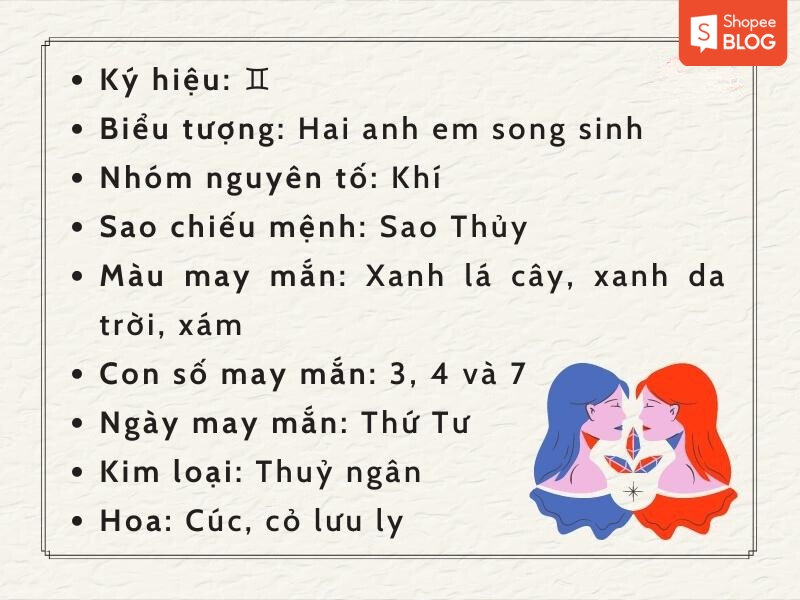 Đặc điểm đặc biệt của cung Song Tử