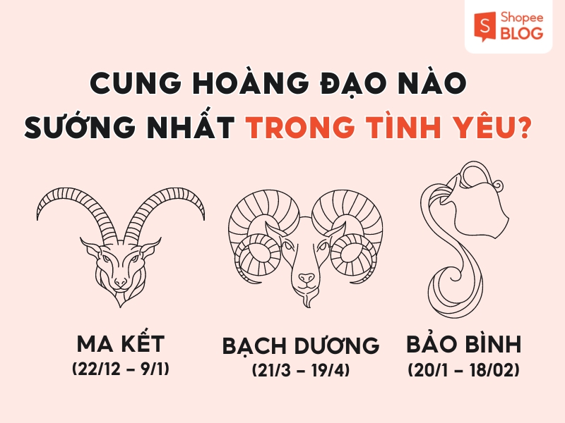 Cung hoàng đạo nào sướng nhất trong tình yêu