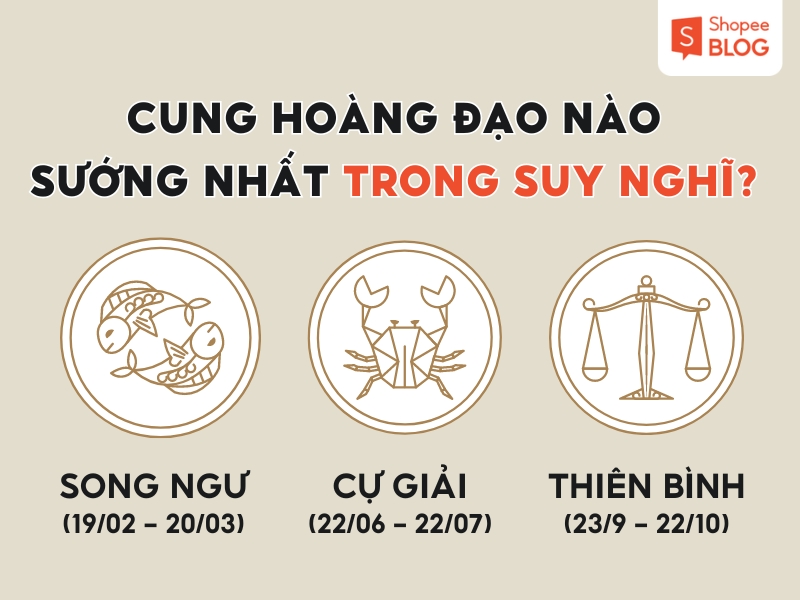 Cung hoàng đạo nào sướng nhất trong suy nghĩ