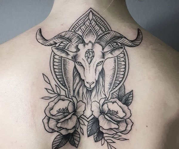 tattoo dê 3 mắt độc đáo