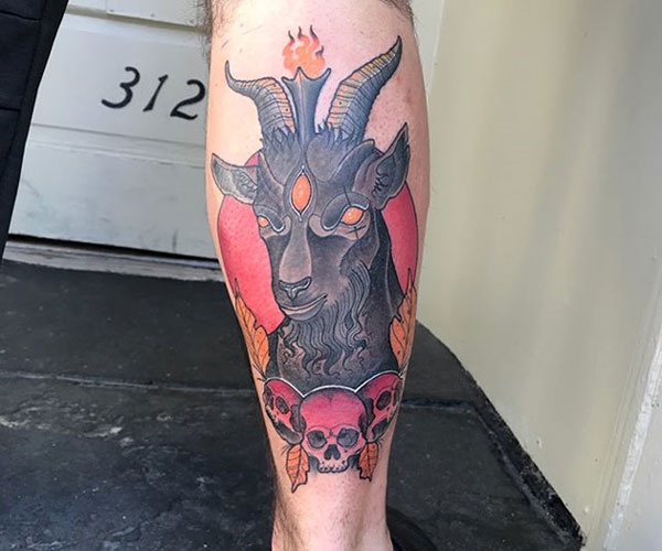 tattoo dê satan độc đáo