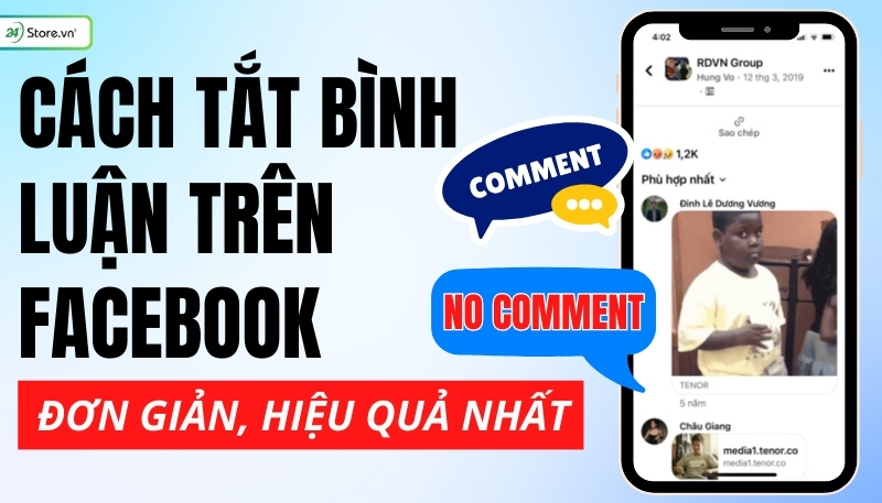 Cách tắt bình luận trên Facebook